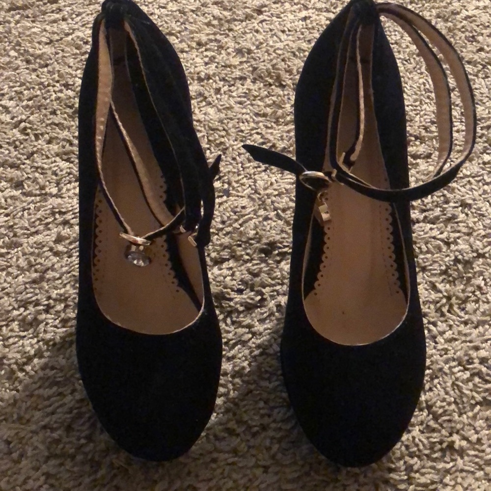 Dressy   Suede black shoes